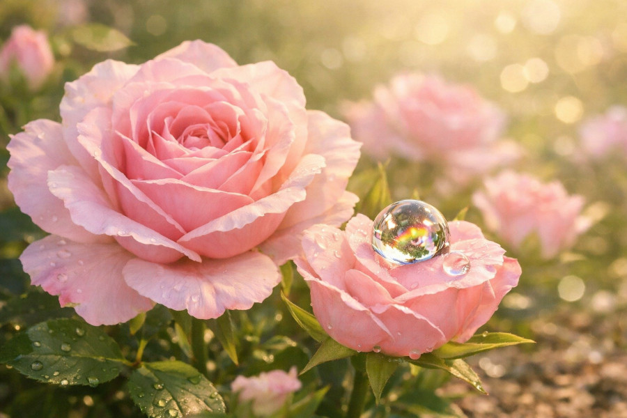 pink rose'
